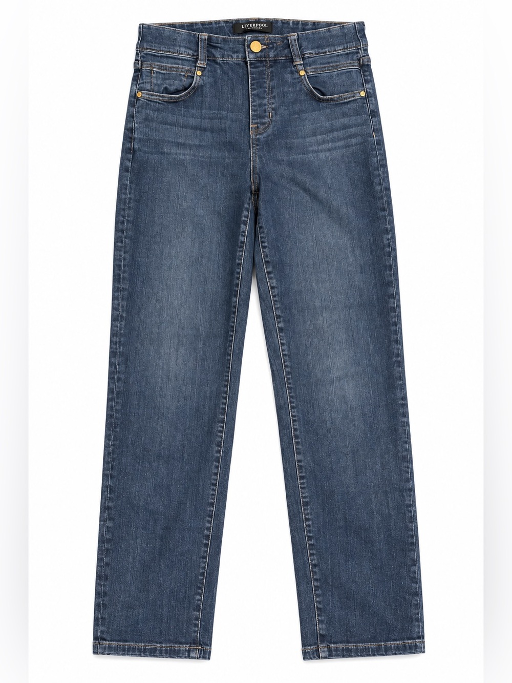 Liverpool Los Angeles Dark Wash Straight Leg Jeans Size 10/30 Ankle